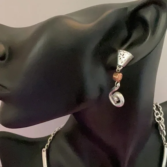 Brighton Pablos Passion Heart Pendant Necklace, Earrings, & Bracelet Set - Picture 2 of 7